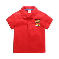 Load image into Gallery viewer, Baby Kid Boys Letters Car Cartoon Print Polo Shirts Wholesale 220330623
