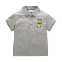 Load image into Gallery viewer, Baby Kid Boys Letters Car Cartoon Print Polo Shirts Wholesale 220330623
