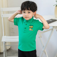 Load image into Gallery viewer, Baby Kid Boys Letters Car Cartoon Print Polo Shirts Wholesale 220330623
