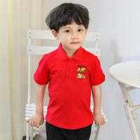 Load image into Gallery viewer, Baby Kid Boys Letters Car Cartoon Print Polo Shirts Wholesale 220330623
