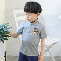 Load image into Gallery viewer, Baby Kid Boys Letters Car Cartoon Print Polo Shirts Wholesale 220330623
