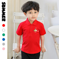 Load image into Gallery viewer, Baby Kid Boys Cartoon Print Polo Shirts Wholesale 220330625
