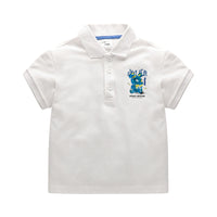 Load image into Gallery viewer, Baby Kid Boys Letters Cartoon Print Polo Shirts Wholesale 220330626
