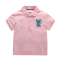 Load image into Gallery viewer, Baby Kid Boys Letters Cartoon Print Polo Shirts Wholesale 220330626
