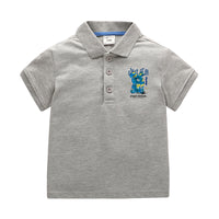 Load image into Gallery viewer, Baby Kid Boys Letters Cartoon Print Polo Shirts Wholesale 220330626

