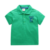 Load image into Gallery viewer, Baby Kid Boys Letters Cartoon Print Polo Shirts Wholesale 220330626
