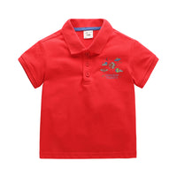 Load image into Gallery viewer, Baby Kid Boys Letters Cartoon Print Polo Shirts Wholesale 220330627
