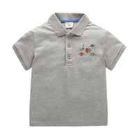 Load image into Gallery viewer, Baby Kid Boys Letters Cartoon Print Polo Shirts Wholesale 220330627
