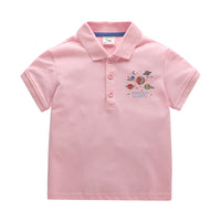 Load image into Gallery viewer, Baby Kid Boys Letters Cartoon Print Polo Shirts Wholesale 220330627
