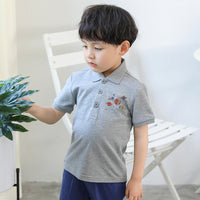 Load image into Gallery viewer, Baby Kid Boys Letters Cartoon Print Polo Shirts Wholesale 220330627

