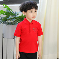 Load image into Gallery viewer, Baby Kid Boys Letters Cartoon Print Polo Shirts Wholesale 220330627
