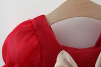 Load image into Gallery viewer, Baby Girls Solid Color Bow Dresses Wholesale 220330632
