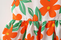 Load image into Gallery viewer, Baby Girls Flower Print Dresses And Accessories Hats Wholesale 220330658
