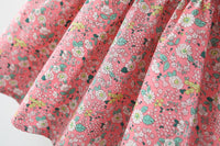 Load image into Gallery viewer, Baby Girls Flower Bow Print Dresses And Accessories Hats Wholesale 220330659
