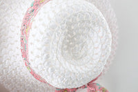 Load image into Gallery viewer, Baby Girls Flower Bow Print Dresses And Accessories Hats Wholesale 220330659
