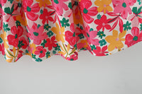 Load image into Gallery viewer, Baby Girls Flower Bow Print Dresses Wholesale 220330669
