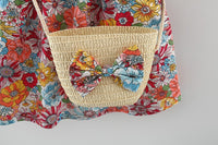 Load image into Gallery viewer, Baby Girls Flower Print Dresses Wholesale 220330676
