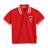 Load image into Gallery viewer, Baby Kid Boys Striped Print Polo Shirts Wholesale 220330680
