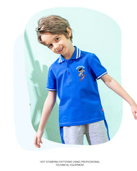 Load image into Gallery viewer, Baby Kid Boys Striped Print Polo Shirts Wholesale 220330680
