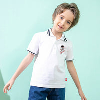 Load image into Gallery viewer, Baby Kid Boys Striped Print Polo Shirts Wholesale 220330680
