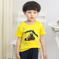 Load image into Gallery viewer, Baby Kid Big Kid Boys Letters Car Print T-Shirts Wholesale 053011956
