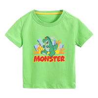 Load image into Gallery viewer, Baby Kid Big Kid Boys Letters Dinosaur Print T-Shirts Wholesale 016811946
