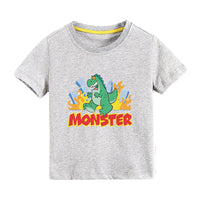 Load image into Gallery viewer, Baby Kid Big Kid Boys Letters Dinosaur Print T-Shirts Wholesale 016811946
