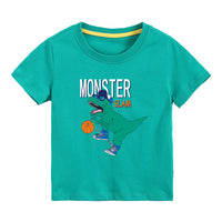Load image into Gallery viewer, Baby Kid Big Kid Boys Letters Dinosaur Print T-Shirts Wholesale 682511937

