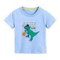 Load image into Gallery viewer, Baby Kid Big Kid Boys Letters Dinosaur Print T-Shirts Wholesale 682511937
