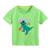Load image into Gallery viewer, Baby Kid Big Kid Boys Letters Dinosaur Print T-Shirts Wholesale 682511937
