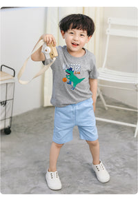 Load image into Gallery viewer, Baby Kid Big Kid Boys Letters Dinosaur Print T-Shirts Wholesale 682511937
