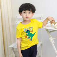Load image into Gallery viewer, Baby Kid Big Kid Boys Letters Dinosaur Print T-Shirts Wholesale 682511937
