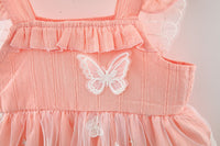Load image into Gallery viewer, Baby Girls Butterfly Wings Embroidered Dresses Wholesale 220330698
