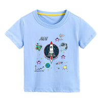 Load image into Gallery viewer, Baby Kid Boys Star Galaxy Print T-Shirts Wholesale 411211965
