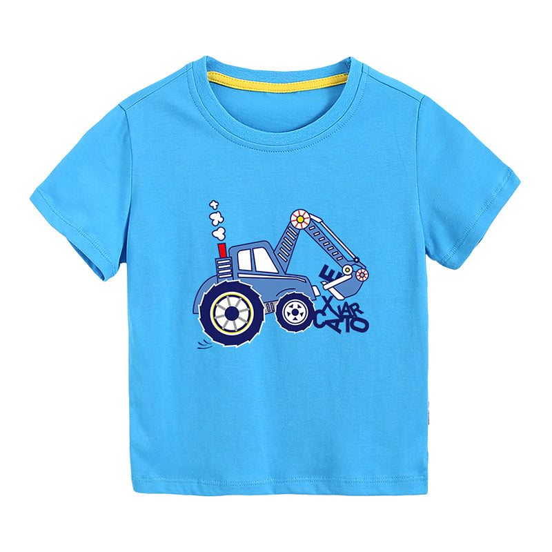 Baby Kid Boys Car Cartoon Print T-Shirts Wholesale 559211942
