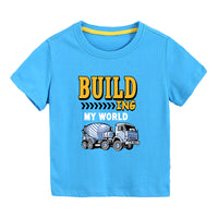 Load image into Gallery viewer, Baby Kid Boys Letters Car Cartoon Print T-Shirts Wholesale 099811971
