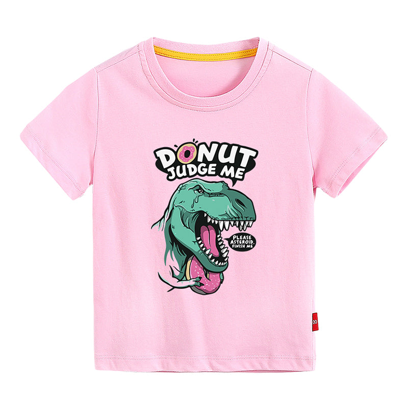 Baby Kid Big Kid Unisex Letters Dinosaur Cartoon Print T-Shirts Wholesale 128711964