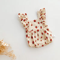 Load image into Gallery viewer, Baby Girls Fruit Print Rompers Wholesale 220330718
