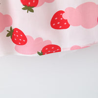 Load image into Gallery viewer, Baby Kid Girls Fruit Print Dresses And Hats Wholesale 22033084
