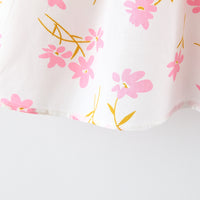 Load image into Gallery viewer, Baby Kid Girls Flower Polka dots Wings Print Dresses And Hats Wholesale 22033090
