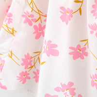 Load image into Gallery viewer, Baby Kid Girls Flower Polka dots Wings Print Dresses And Hats Wholesale 22033090
