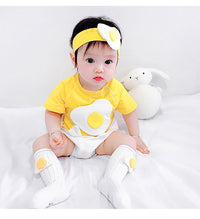 Load image into Gallery viewer, Baby Girls Color-blocking Cartoon Rompers Wholesale 22033095
