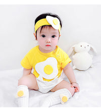 Load image into Gallery viewer, Baby Girls Color-blocking Cartoon Rompers Wholesale 22033095
