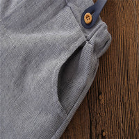 Load image into Gallery viewer, 2 Pieces Set Baby Boys Bow Rompers And Solid Color Pants Wholesale 220402106
