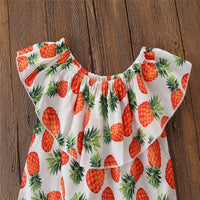Load image into Gallery viewer, 2 Pieces Set Baby Kid Girls Fruit T-Shirts And Ripped Pants Wholesale 220402107
