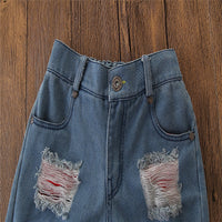 Load image into Gallery viewer, 2 Pieces Set Baby Kid Girls Fruit T-Shirts And Ripped Pants Wholesale 220402107
