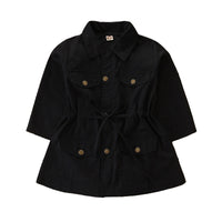 Load image into Gallery viewer, Baby Kid Girls Solid Color Ribbon Coats Wholesale 220402113
