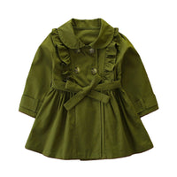 Load image into Gallery viewer, Baby Kid Girls Solid Color Ribbon Coats Wholesale 220402113
