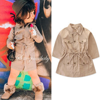 Load image into Gallery viewer, Baby Kid Girls Solid Color Ribbon Coats Wholesale 220402113
