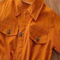 Load image into Gallery viewer, Baby Kid Girls Solid Color Ribbon Coats Wholesale 220402113
